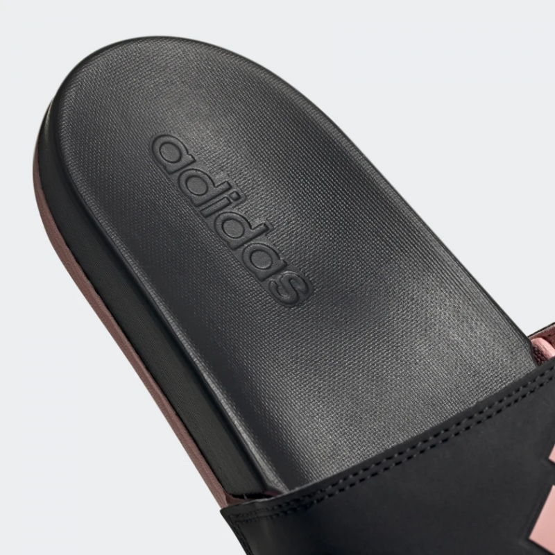 Adidas รองเท้าแตะ Adilette Comfort Slides | Core Black/Glow Pink/Core Black ( EG1866 ) - Image 8