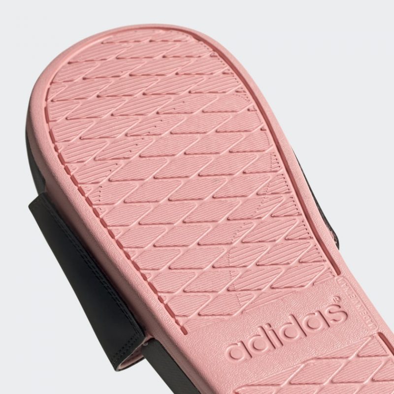 Adidas รองเท้าแตะ Adilette Comfort Slides | Core Black/Glow Pink/Core Black ( EG1866 ) - Image 9