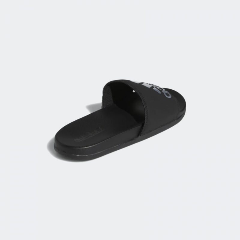 Adidas รองเท้าแตะ Adilette Comfort Slides | Core Black/Silver Metallic/Core Black ( G28386 ) - Image 3