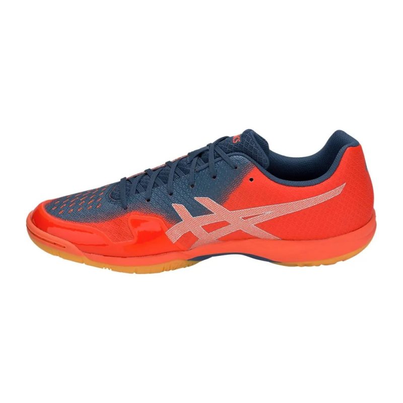 Asics รองเท้าแบดมินตันผู้ชาย Gel-Blade 6 | Orange/Silver ( R703N-811 ) - Image 4