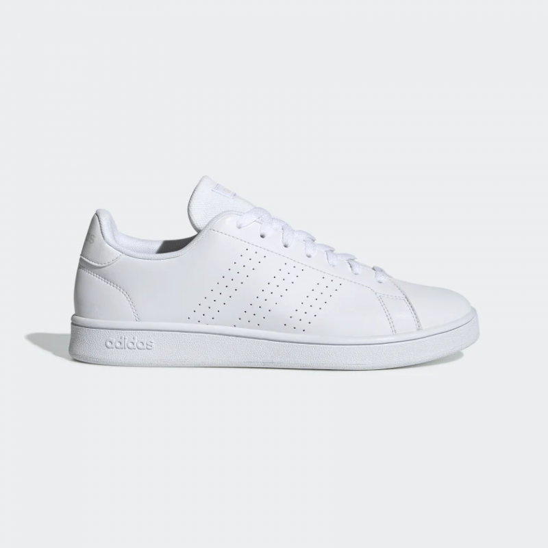 Adidas รองเท้าผ้าใบผู้ชาย Advantage Base | Cloud White/Cloud White/Raw White ( EE7692 )