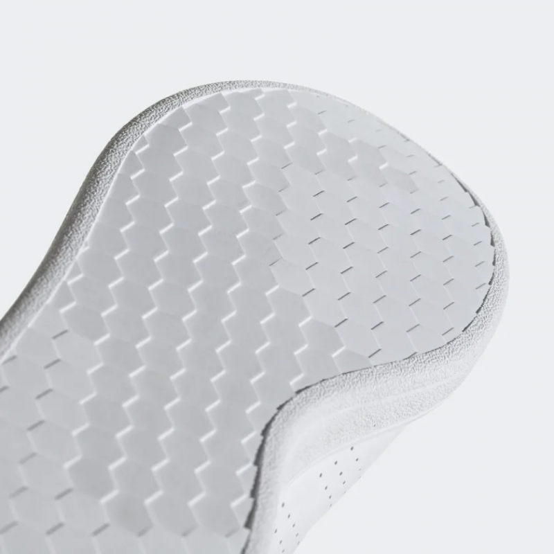 Adidas รองเท้าผ้าใบผู้ชาย Advantage Base | Cloud White/Cloud White/Raw White ( EE7692 ) - Image 8