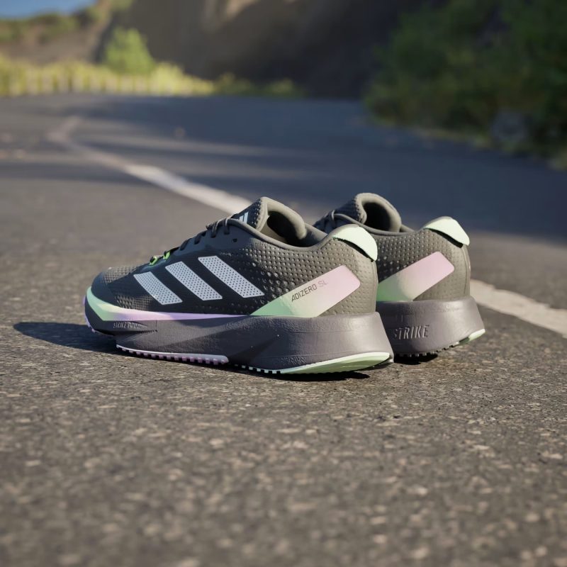 Adidas รองเท้าวิ่งผู้หญิง Adizero SL | Core Black/Zero Metalic/Green Spark ( IG8197 ) - Image 12