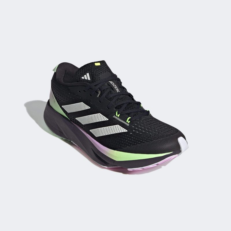 Adidas รองเท้าวิ่งผู้หญิง Adizero SL | Core Black/Zero Metalic/Green Spark ( IG8197 ) - Image 2