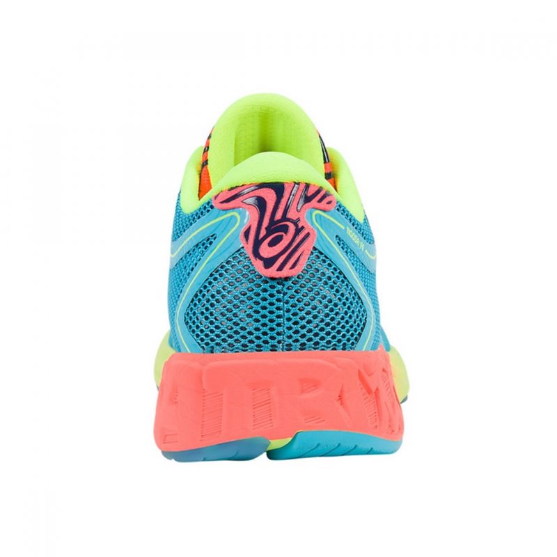 Asics รองเท้าวิ่งผู้หญิง Noosa FF | Aquarium/Flash Coral/Safety Yellow ( T772N-3906 ) - Image 5