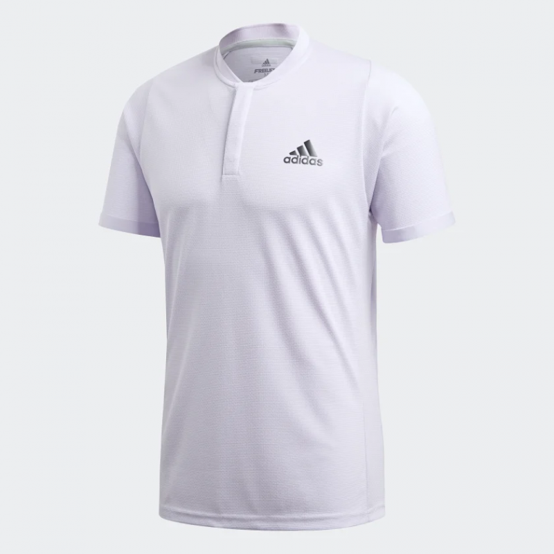Adidas เสื้อเทนนิสผู้ชาย FreeLift HEAT.RDY Polo Shirt | Purple Tint/Legend Earth ( FK0804 )