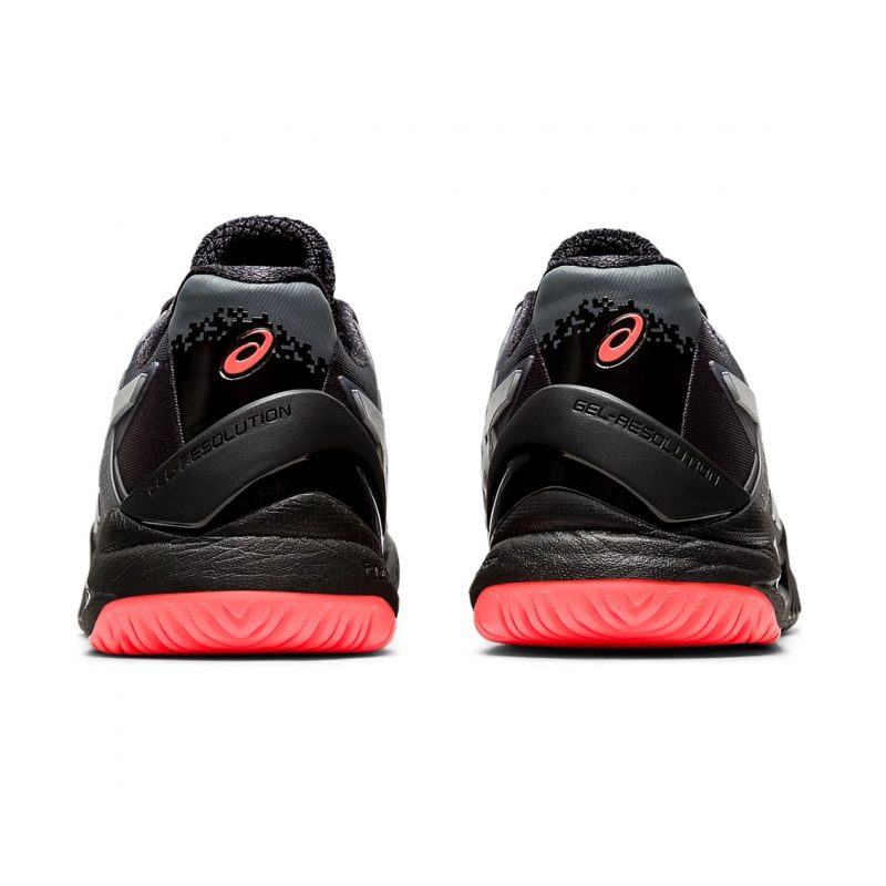 Asics รองเท้าเทนนิสผู้หญิง Gel-Resolution 8 L.E. | Black/Sunrise Red ( 1042A122-010 ) - Image 5