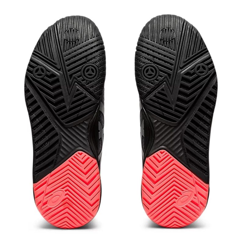 Asics รองเท้าเทนนิสผู้หญิง Gel-Resolution 8 L.E. | Black/Sunrise Red ( 1042A122-010 ) - Image 7