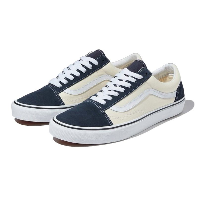 Vans รองเท้าผ้าใบ Old Skool 2-Tone | Antique White/India Ink ( VN0A4U3B21E ) - Image 6