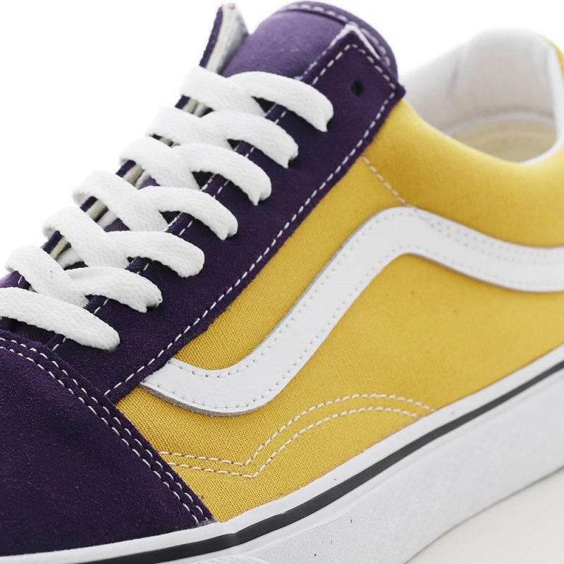 Vans รองเท้าผ้าใบ Old Skool 2-Tone | Honey Gold/Purple Velvet ( VN0A4U3B21F ) - Image 5
