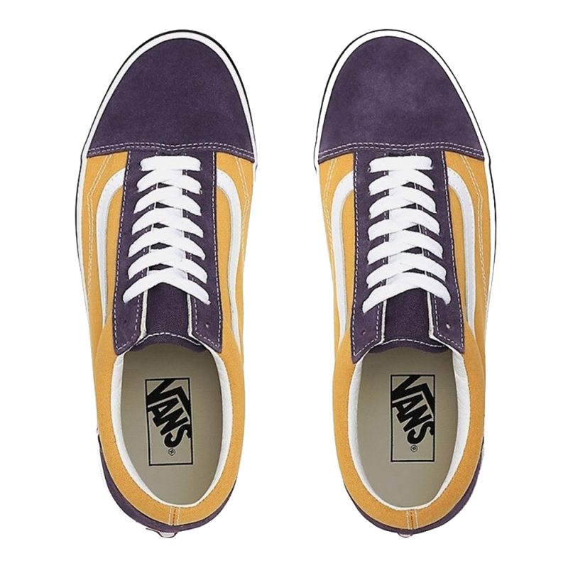 Vans รองเท้าผ้าใบ Old Skool 2-Tone | Honey Gold/Purple Velvet ( VN0A4U3B21F ) - Image 4