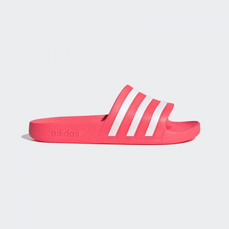 Adidas รองเท้าแตะ Adilette Aqua Slides | Signal Pink/Cloud White/Signal Pink ( FW4292 )