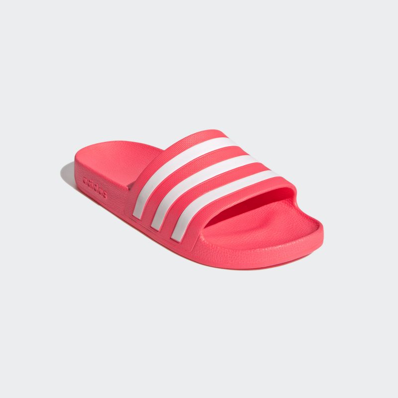 Adidas รองเท้าแตะ Adilette Aqua Slides | Signal Pink/Cloud White/Signal Pink ( FW4292 ) - Image 2