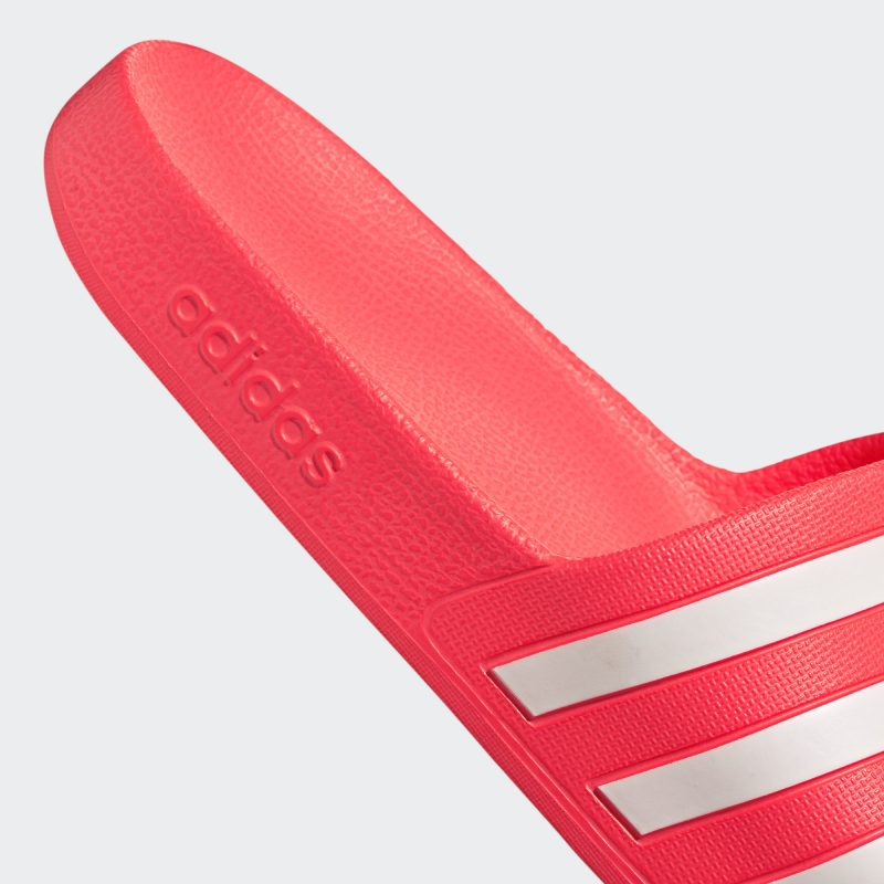 Adidas รองเท้าแตะ Adilette Aqua Slides | Signal Pink/Cloud White/Signal Pink ( FW4292 ) - Image 7