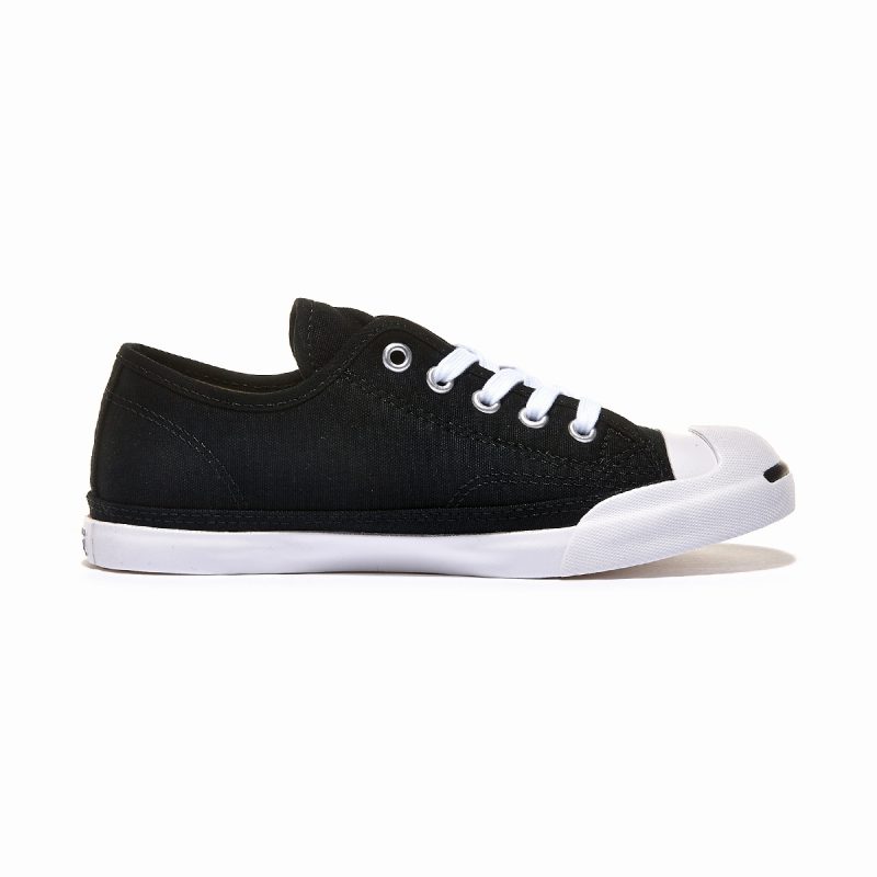 Converse รองเท้าผ้าใบผู้หญิง Jack Purcell Lp Ls Ox | Black/Natural/White ( 570483CS1BK )
