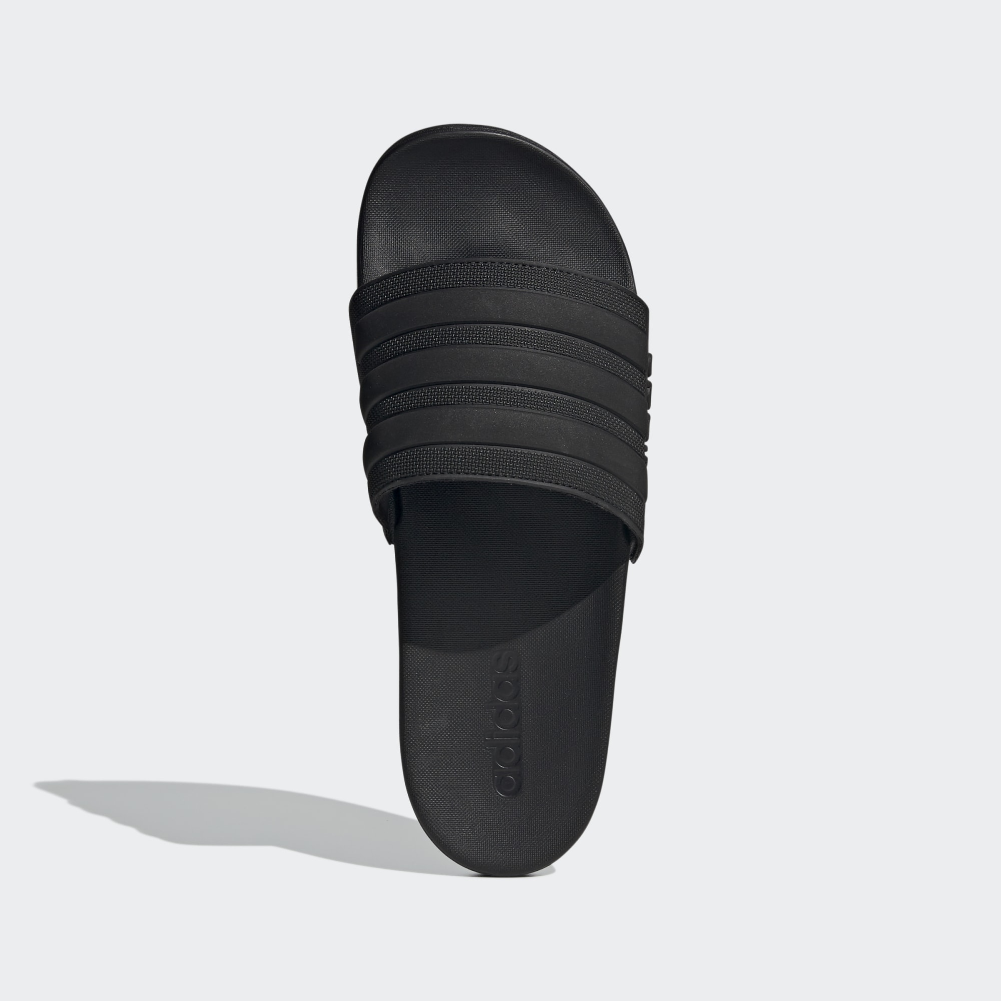 Adidas รองเท้าแตะ Adilette Comfort Slides | Core Black/Core Black/Core Black ( FW5337 ) - Image 5