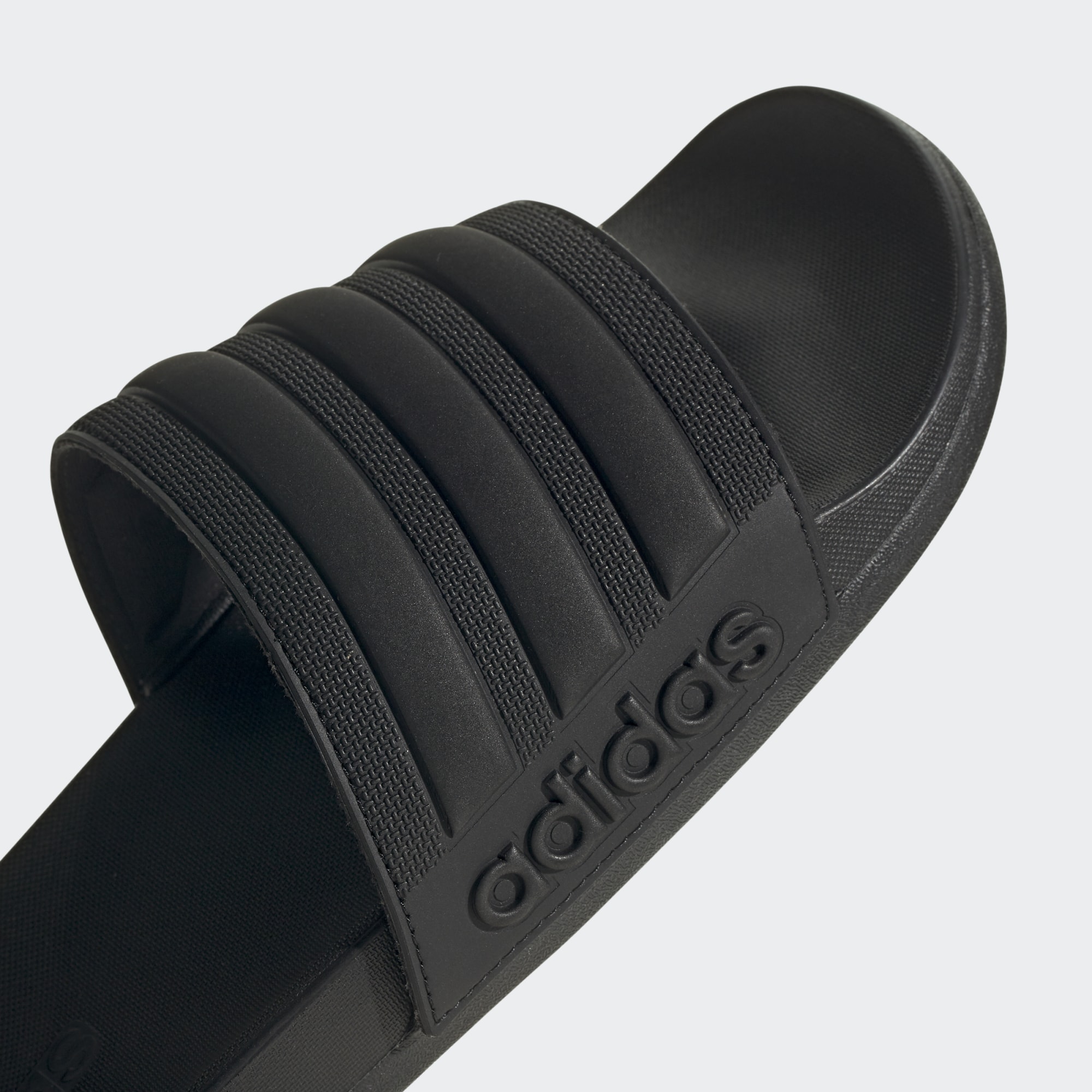 Adidas รองเท้าแตะ Adilette Comfort Slides | Core Black/Core Black/Core Black ( FW5337 ) - Image 7