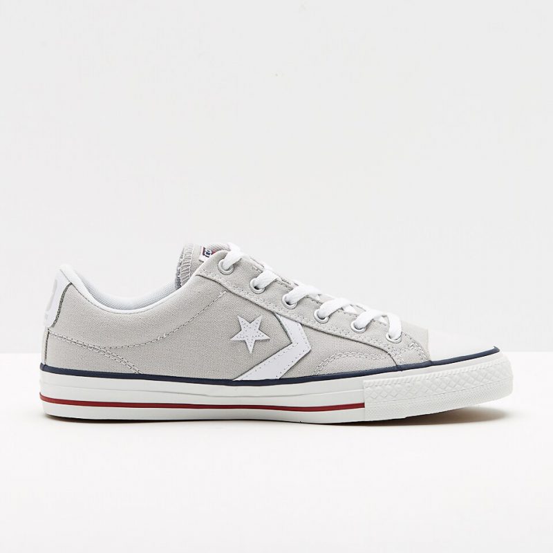 Converse รองเท้าผ้าใบ Star Player Ox | Cloud Grey/White ( 144148CGY ) - Image 3