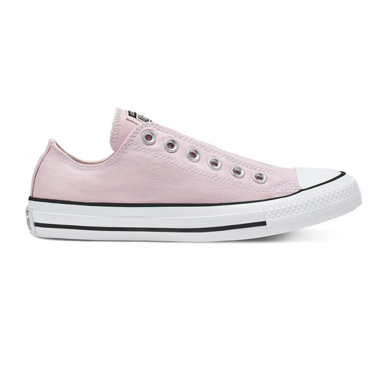 Converse รองเท้าผ้าใบ Chuck Taylor All Star Slip-On | Barely Rose/Black/White ( 166147CH9LP )