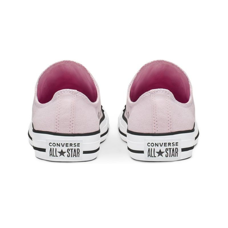 Converse รองเท้าผ้าใบ Chuck Taylor All Star Slip-On | Barely Rose/Black/White ( 166147CH9LP ) - Image 4