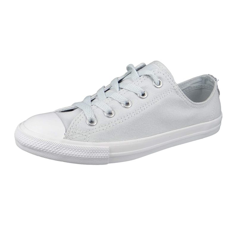 Converse รองเท้าผ้าใบผู้หญิง Chuck Taylor All Star Dainty Ox | Platinum/Silver/White ( 562476CWW ) - Image 7