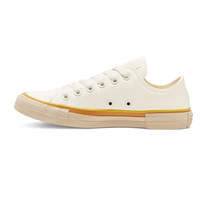 Converse รองเท้าผ้าใบผู้หญิง Chuck Taylor All Star Pop Color Ox | Egret/Speed Yellow/Farro ( 568806CF0ET ) - Image 3