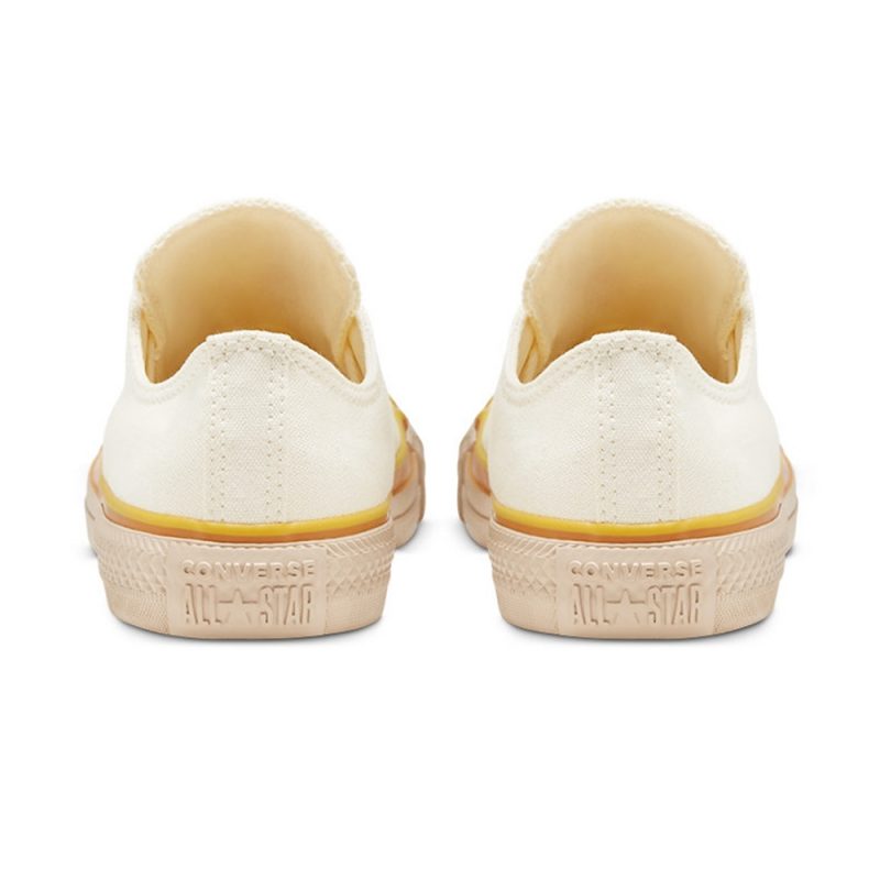 Converse รองเท้าผ้าใบผู้หญิง Chuck Taylor All Star Pop Color Ox | Egret/Speed Yellow/Farro ( 568806CF0ET ) - Image 4