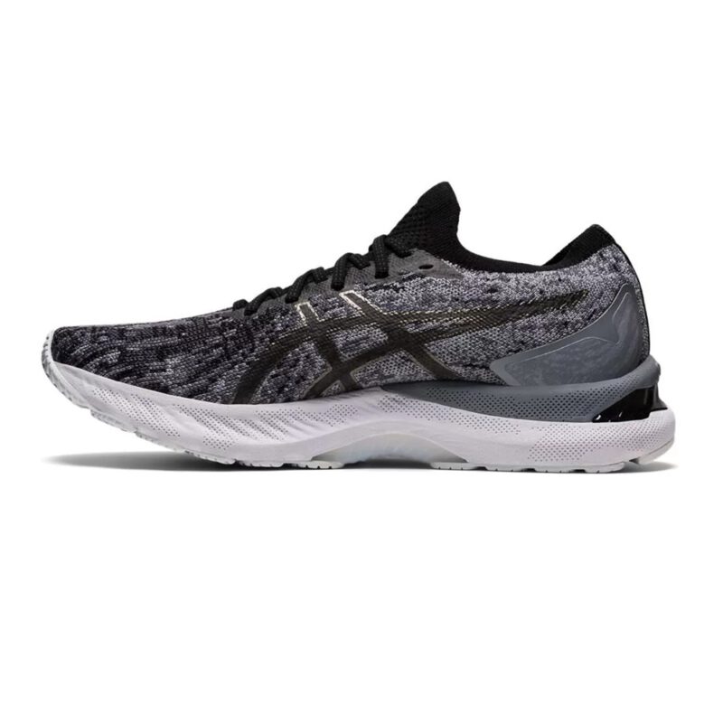 Asics รองเท้าวิ่งผู้ชาย Gel-Nimbus 23 Knit | Sheet Rock/Black ( 1011B008-020 ) - Image 4