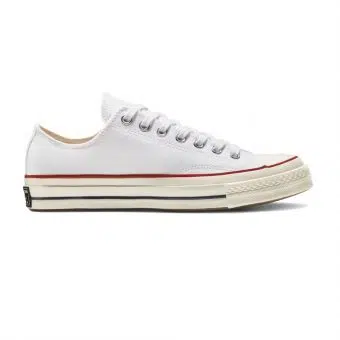 Converse รองเท้าผ้าใบ Chuck 70 Ox | White/Garnet/Egret ( 162065CF0WW )