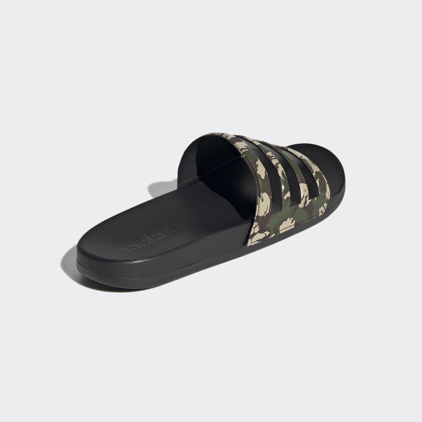 Adidas รองเท้าแตะ Adilette Comfort Slides | Wild Pine/Core Black/Dark Brown ( FZ4686 ) - Image 3