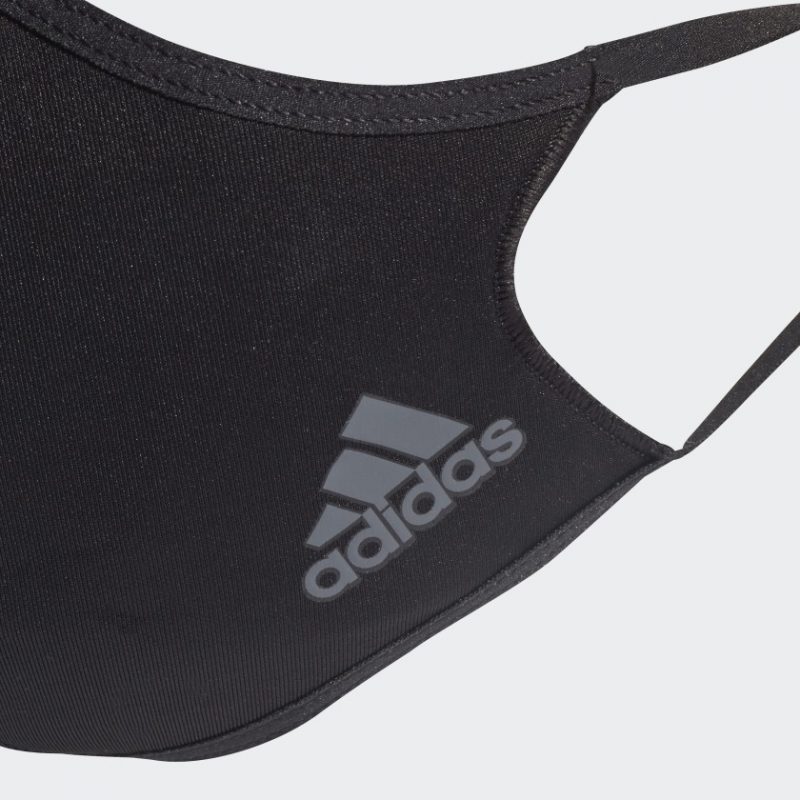 Adidas หน้ากากอนามัย Face Cover 3-Stripes 3-Pack ( HF7045 ) - Image 3