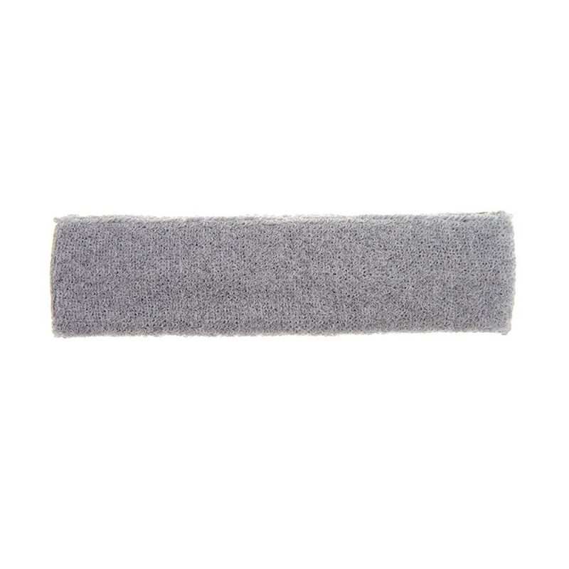 Nike แถบรัดศีรษะเทนนิส Swoosh Headband | Grey Heather/Black ( N.NN.07.051 ) - Image 4