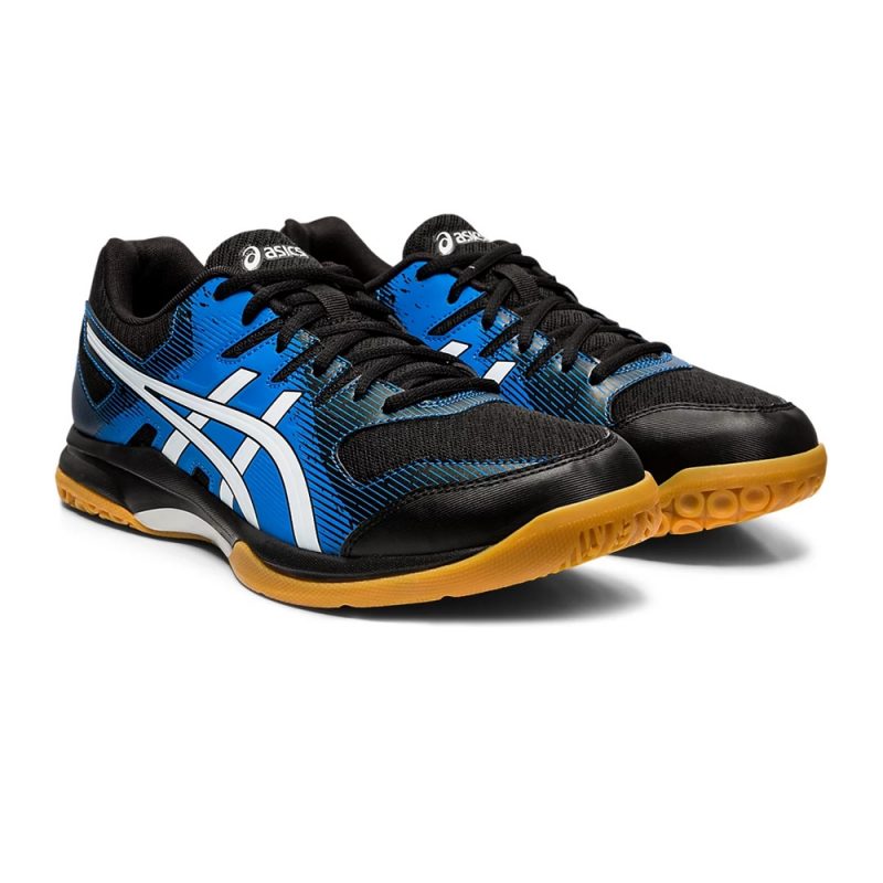 Asics รองเท้าแบดมินตันผู้ชาย Gel-Rocket 9 | Black/Directoire Blue ( 1071A030-002 ) - Image 2