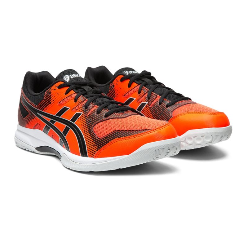 Asics รองเท้าแบดมินตันผู้ชาย Gel-Rocket 9 | Habanero/Black ( 1071A030-601 ) - Image 2