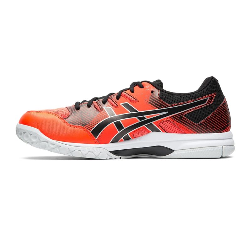 Asics รองเท้าแบดมินตันผู้ชาย Gel-Rocket 9 | Habanero/Black ( 1071A030-601 ) - Image 4
