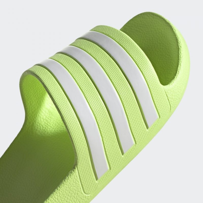 Adidas รองเท้าแตะ Adilette Aqua Slides | Hi-Res Yellow/Cloud White/Hi-Res Yellow ( FY8105 ) - Image 7