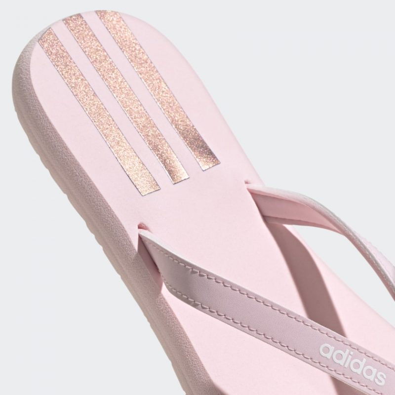 Adidas รองเท้าแตะแบบหนีบ Eezay Flip Flop | Clear Pink/Iridescent/Cloud White ( FY8112 ) - Image 8