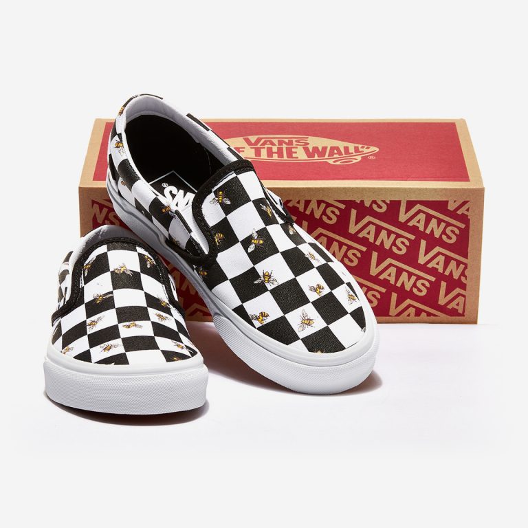 bee check old skool vans