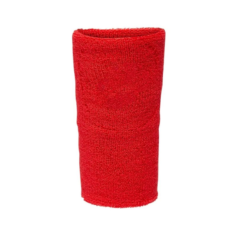 Asics ปลอกรัดข้อมือเทนนิสแบบยาว Wrist Band Wide | Red ( 3043A053-601 ) - Image 3