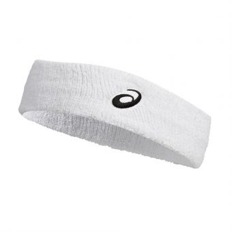 Asics แถบรัดศรีษะเทนนิส Headband | Brilliant White ( 3043A054-101 )