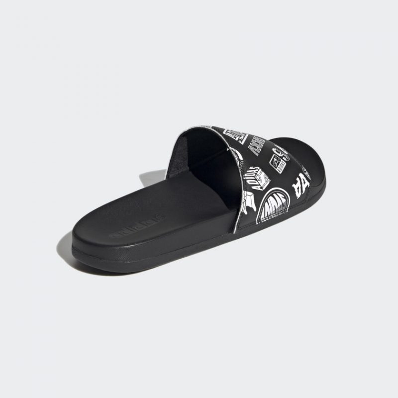 Adidas รองเท้าแตะ Adilette Comfort Slides | Core Black/Core Black/Cloud White ( FZ1750 ) - Image 3