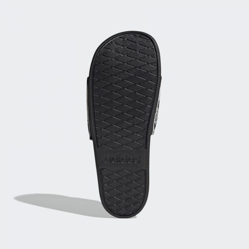 Adidas รองเท้าแตะ Adilette Comfort Slides | Core Black/Core Black/Cloud White ( FZ1750 ) - Image 6