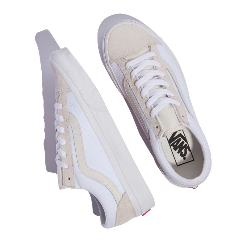 Vans รองเท้าผ้าใบ Style 36 Classic Sport | Marshmallow/True White ( VN0A54F69LX ) - Image 11