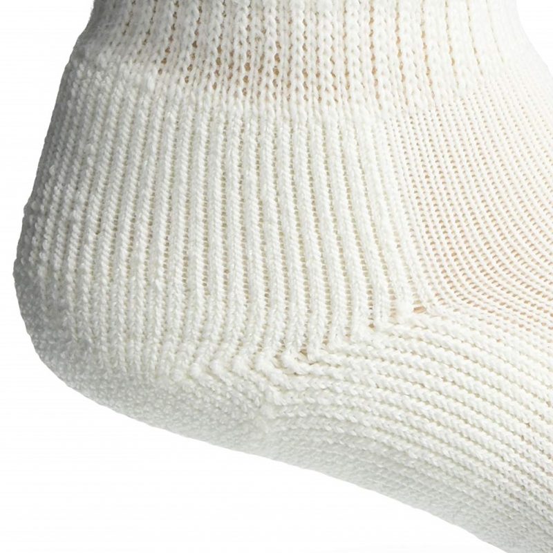 Thorlos ถุงเท้าเทนนิสแบบข้อตัด Maximum Cushion Tennis Low Cut Socks | White ( TMM11004 ) - Image 4