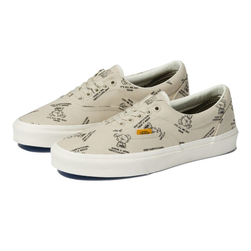 Vans รองเท้าผ้าใบ Era World Code | Oatmeal/Marshmallow ( VN0A54F19M8 ) - Image 3