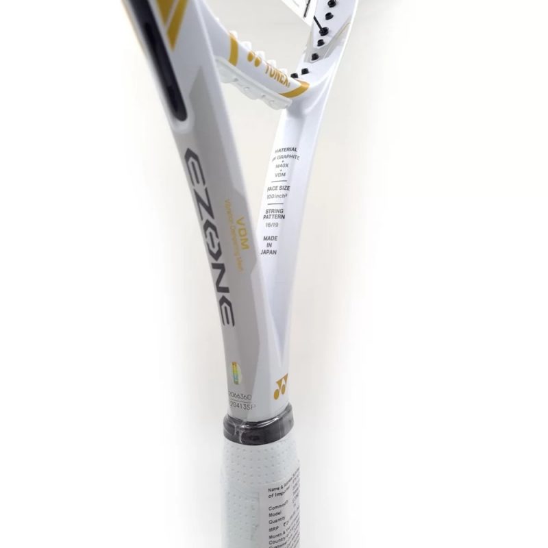 Yonex ไม้เทนนิส Ezone 100L Limited Edition Naomi Osaka Tennis Racket 4-1/4 | White/Gold ( 06EZ3NOYX ) - Image 14