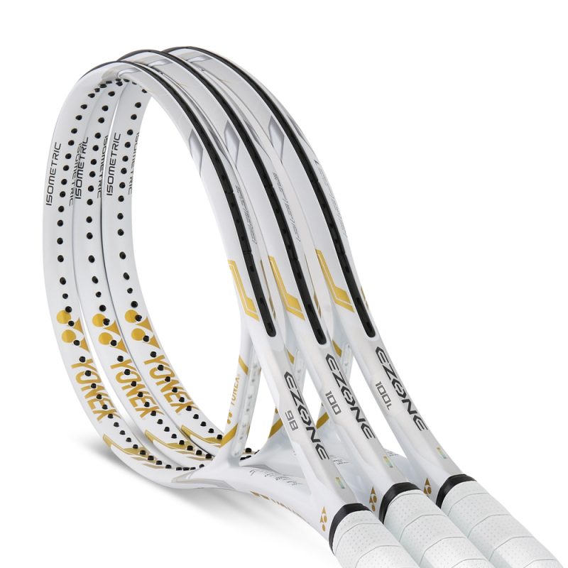 Yonex ไม้เทนนิส Ezone 100L Limited Edition Naomi Osaka Tennis Racket 4-1/4 | White/Gold ( 06EZ3NOYX ) - Image 19