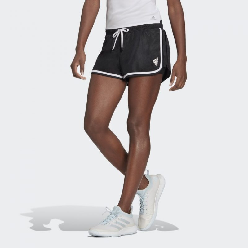 Adidas กางเกงเทนนิสผู้หญิง Club Tennis Shorts | Black/White ( GL5461 ) - Image 4