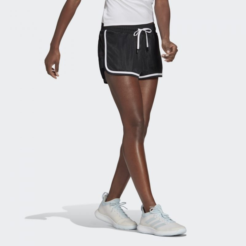 Adidas กางเกงเทนนิสผู้หญิง Club Tennis Shorts | Black/White ( GL5461 ) - Image 6