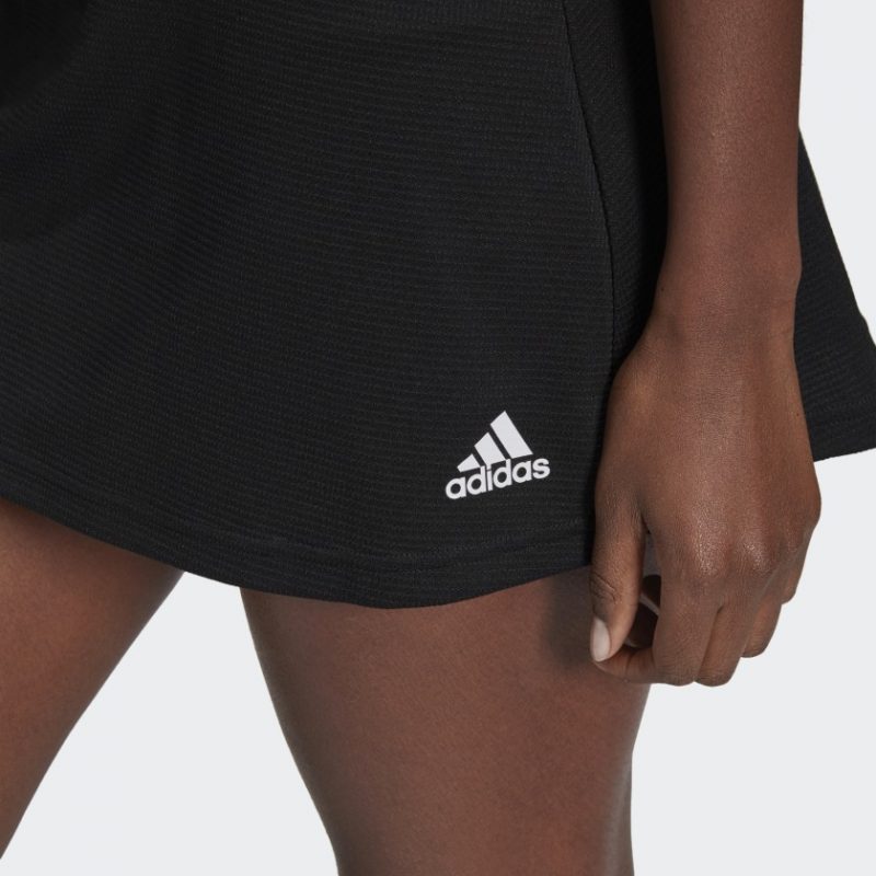 Adidas กระโปรงเทนนิสผู้หญิง Club Tennis Skirt | Black/White ( GL5480 ) - Image 2